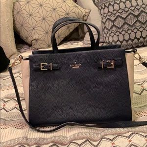 Navy and white Kate Spade purse